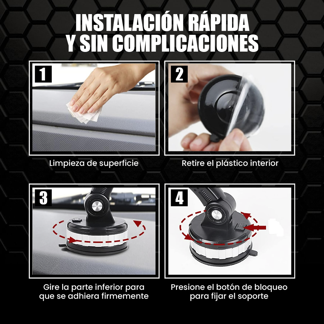 SmartClip Ride | Soporte Ultra Estable para celular 360°đHOY ENVĂO GRATISđ